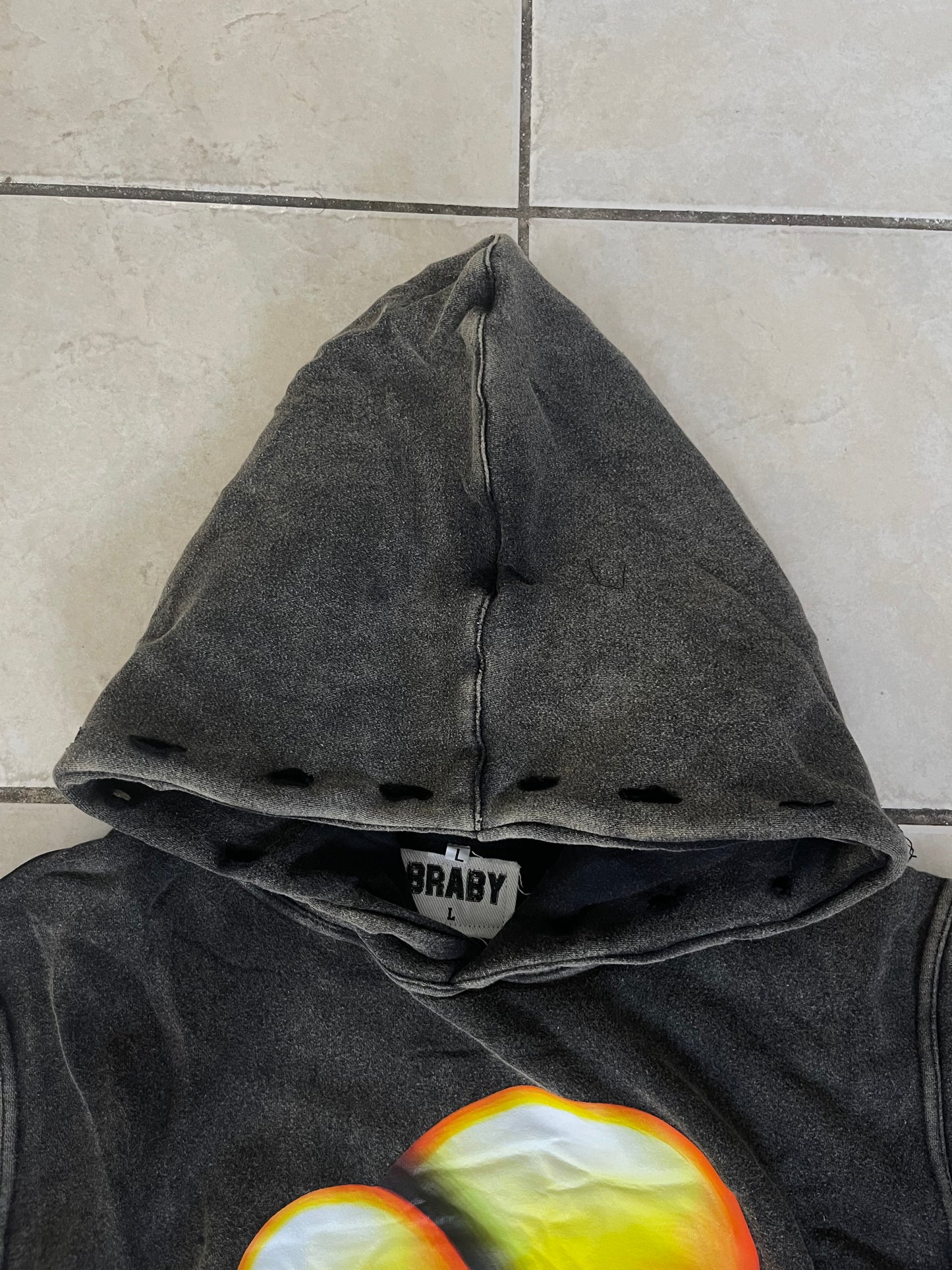 "masked emotions" emoji hoodie