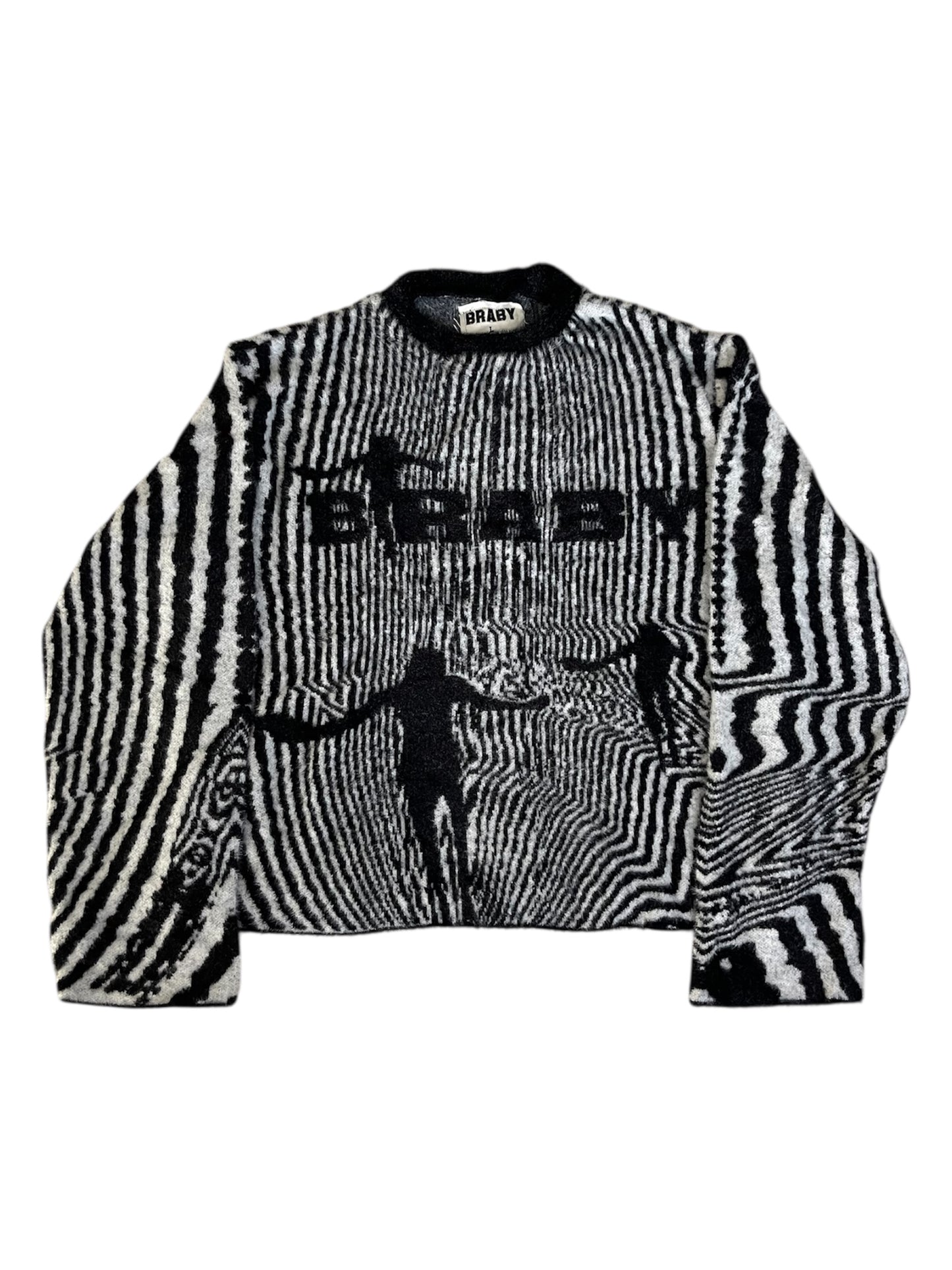 "i lost myself" mohair sweater