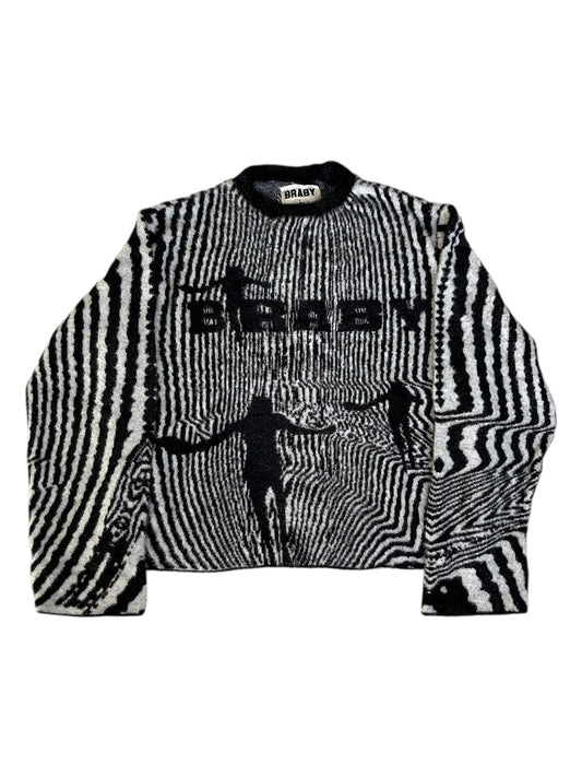 "i lost myself" mohair sweater