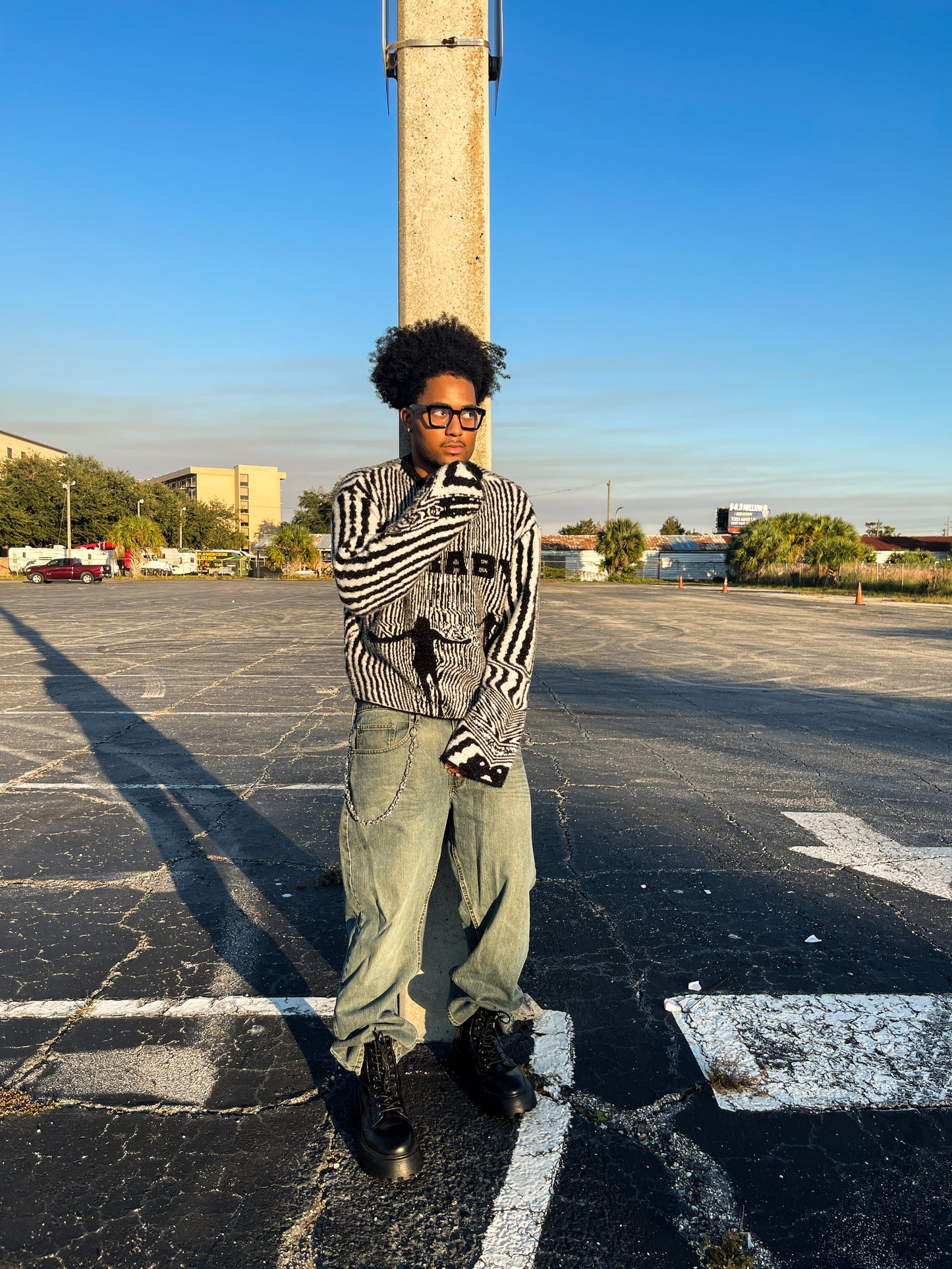 "i lost myself" mohair sweater