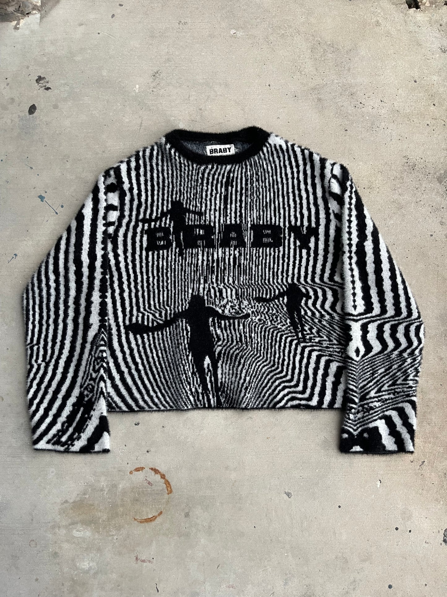 "i lost myself" mohair sweater